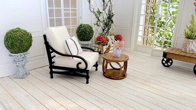 Outdoor Lounge Chair – complete 1/6 scale Dollhouse DIY  Kit
