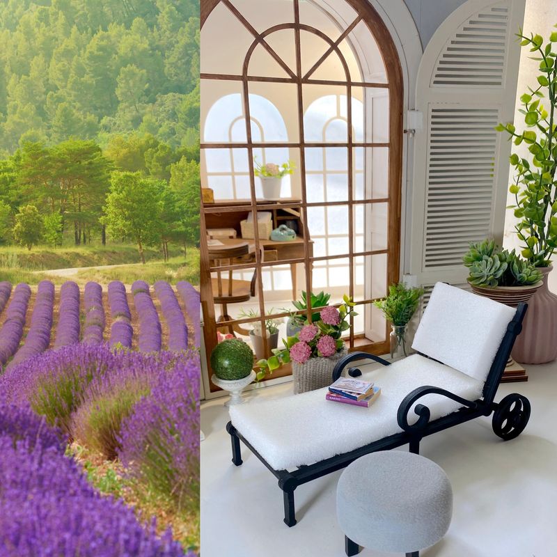 Outdoor Sun Lounger – 1/6 scale Dollhouse DIY  Kit