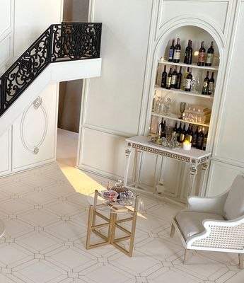 The Engraved Tile Floor – 1:6 scale DIY kit