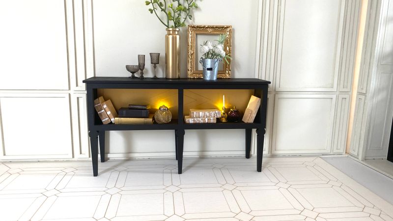 Modern Classic Side Table with 6 legs - DIY Kit in 1/6 Dollhouse scale