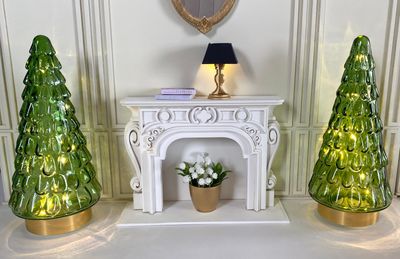 Decorated Fireplace Mantel in 2 sizes – 1/6 scale DIY kit
