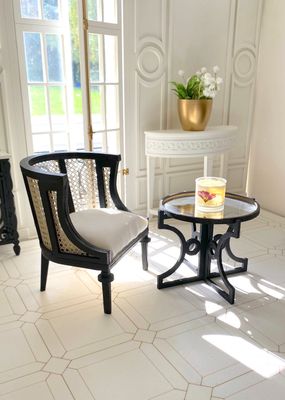 Mirror Top Coffee Table – 1:6 scale miniature DIY Kit - Fashion Doll Size