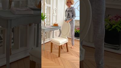 Upholstered Dining Chair– 1-6th scale Miniature DIY KIT