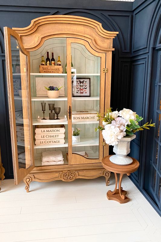 French Country Style Armoire 1/6 scale DIY kit – Fashion Doll Size