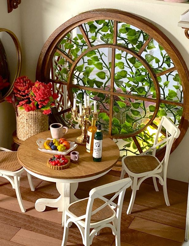 Fantasy Round or Cathedral Window (only window &amp; frames) as DIY-Kit