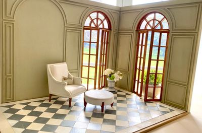 The Chateau Suite – 2 wall elements – 1:6 scale DIY kit – Fashion Doll Size Miniature Diorama