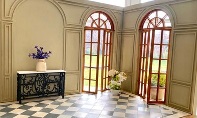 The Chateau Suite – 2 wall elements – 1:6 scale DIY kit – Fashion Doll Size Miniature Diorama
