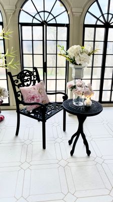 Cast Iron Outdoor Furniture – 1-6th scale Miniature DIY KIT – Fashion doll size