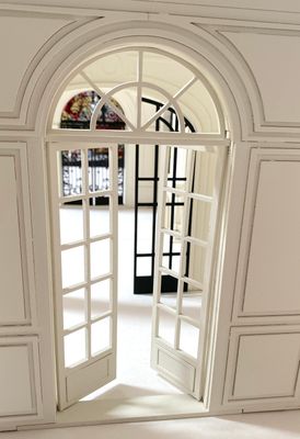 1:12 scale Classic Terrace Door Wall – the Grand Hotel Selection DIY kit Dollhouse Diorama