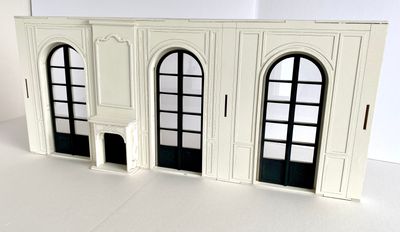 1:12 scale Main Lobby Wall – the Grand Hotel Selection DIY kit Dollhouse Diorama