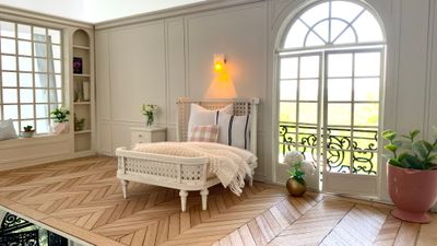 1:12 scale French Suite Wall – the Grand Hotel Selection DIY kit Dollhouse Diorama