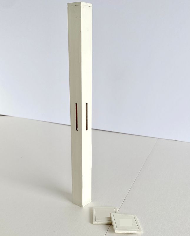1:12 scale Corner Column Connector Element – the Grand Hotel Selection DIY kit Dollhouse Diorama