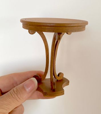 Regency / Empire Style Side Table – 1-6 scale fashion doll furniture – complete DIY kit