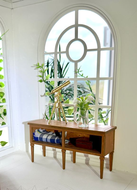 Modern Classic Side Table Console with 6 legs – 1:12 scale miniature DIY Kit