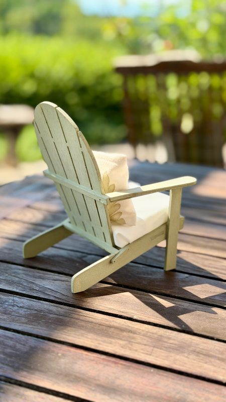 Deck Chair | 1-6 scale Dollhouse Garden Terrace Beach Lounge
