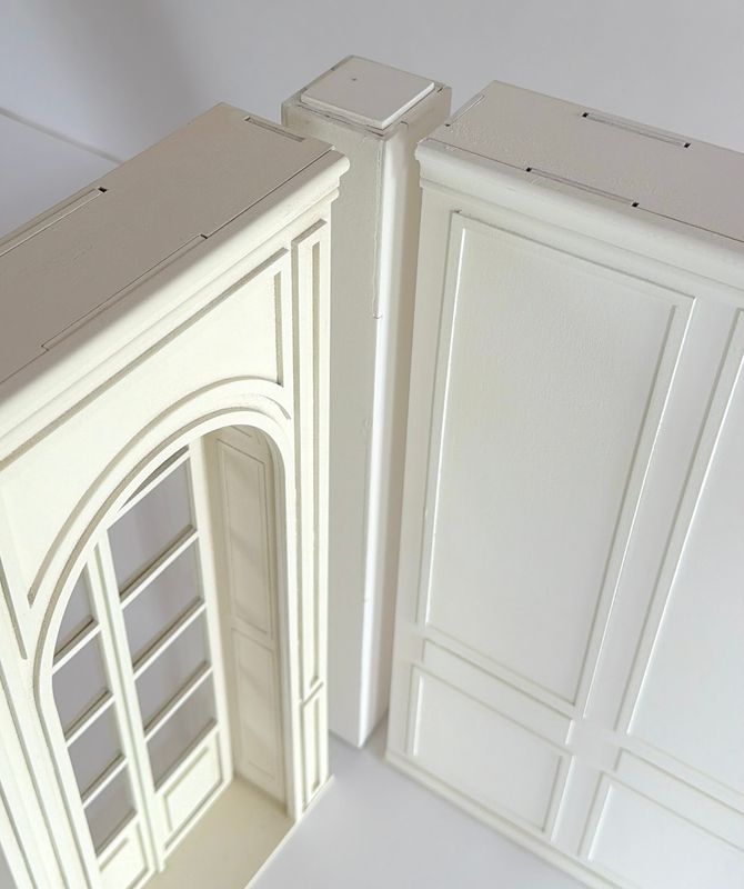 Corner Element for the 1-6 scale diorama walls – DIY kit