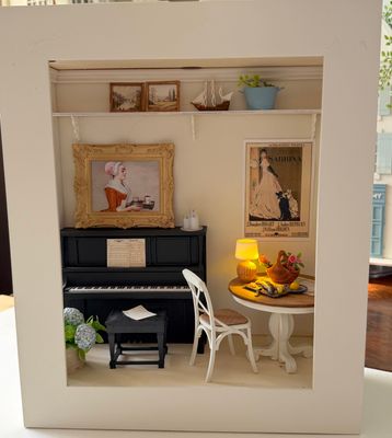 Roombox Wall Diorama Box Shadow Frame – 1:12 scale DIY kit