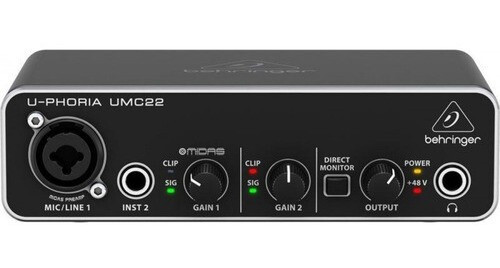 Interfaz Audio Behringer Umc22