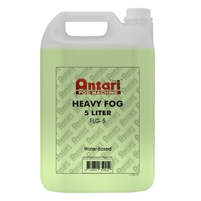 Liquido Antari Para Máquina De Humo Heavy Fog 5 Litros