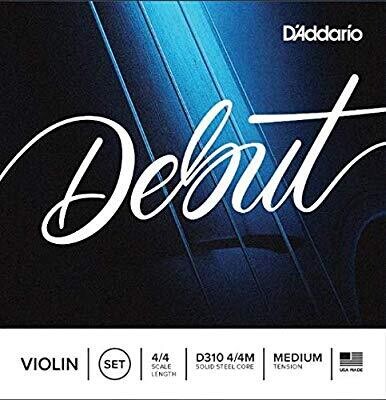 Cuerdas Violín Daddario debut 4/4 D310m