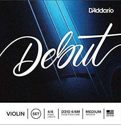 Cuerdas Violin Daddario debut 4/4 D310