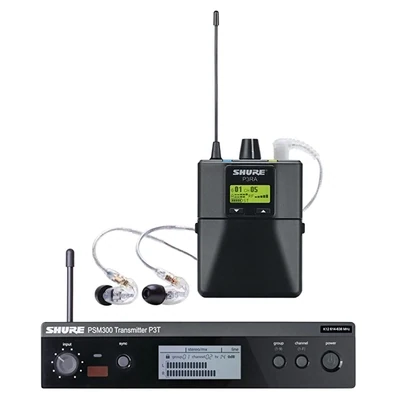 Sistema De Monitoreo In Ear Shure P3tra215cl Psm P3t+p3ra+se215