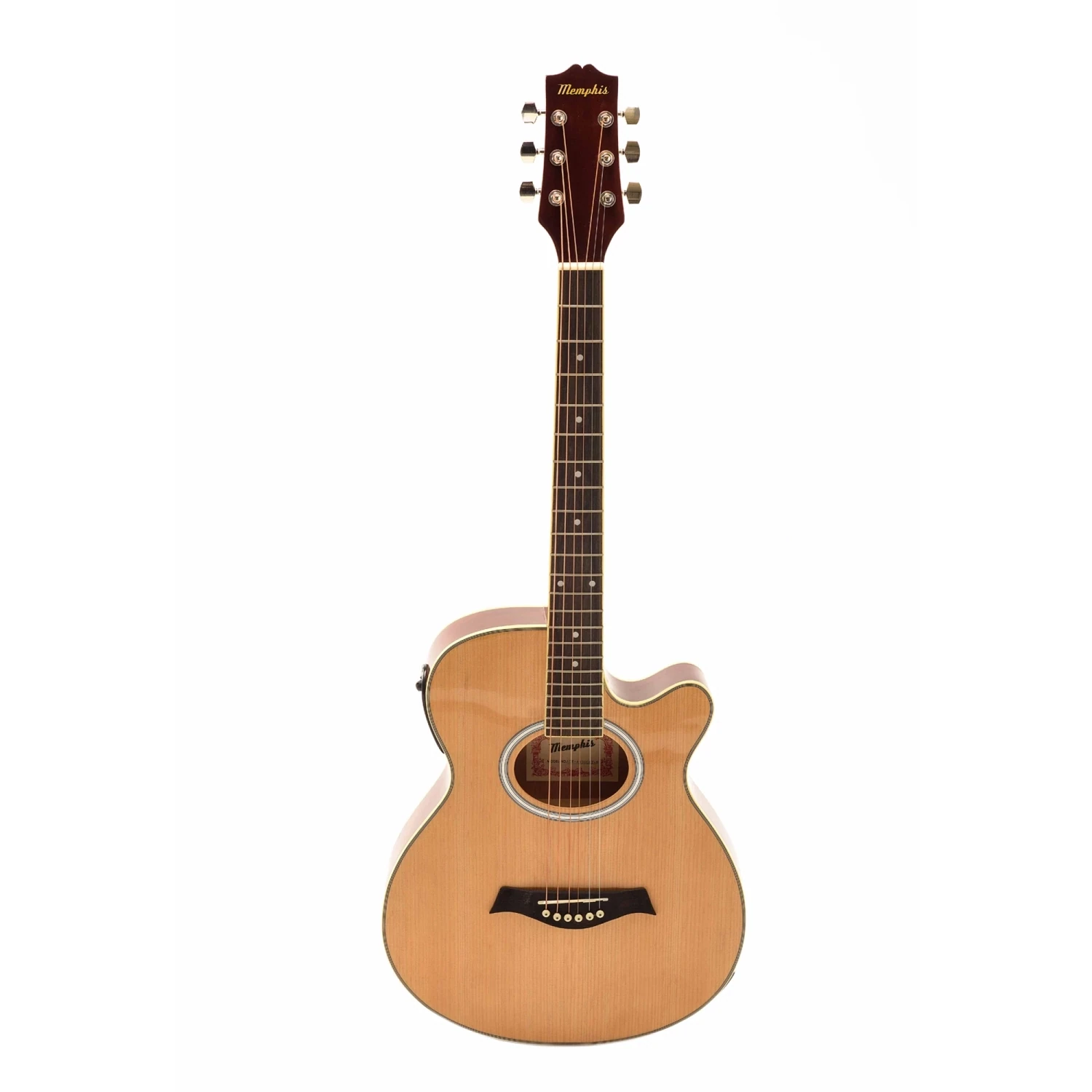 Guitarra Electroacustica Memphis A95scet Acero Natural