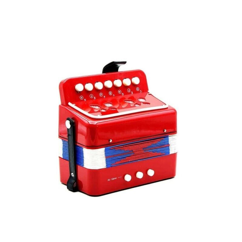 Acordeon Infantil color rojo marca Purple Turtle