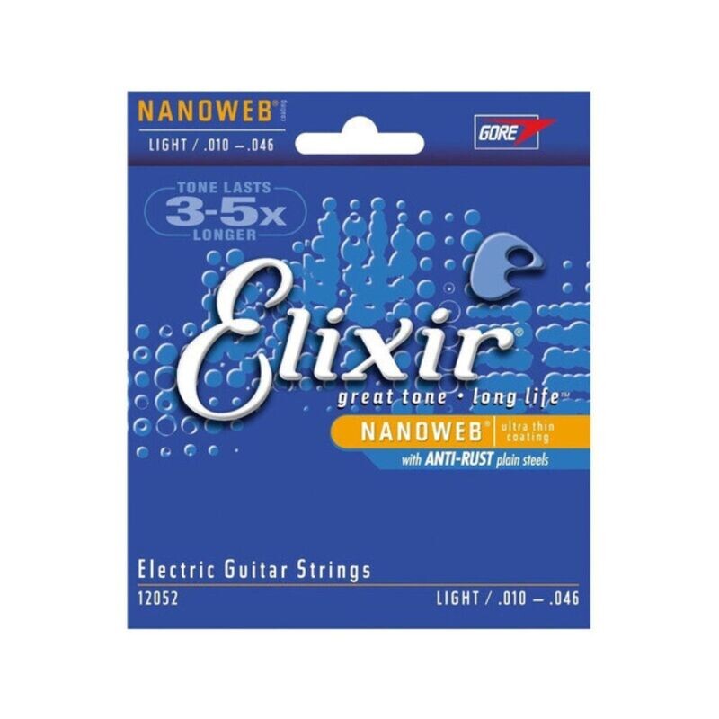 Encordado Electrica Elixir Nanoweb Light 0.10 - 0.46