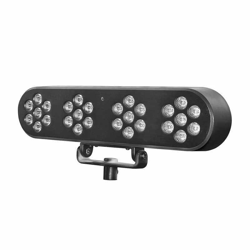 Barra De Luces Led Pls Pl31x Set De Tachos Con Pie 28pcs 1w Rgbw