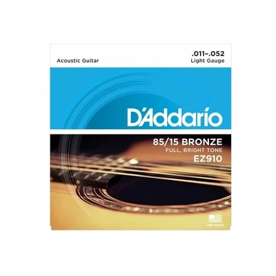 Encordado D&#39;addario Guitarra Eléc/acustica Ez910 Cuerda 0.11