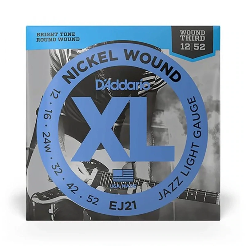 Encordado D&#39;addario Guitarra Electrica Ej21 Cuerdas 0.12