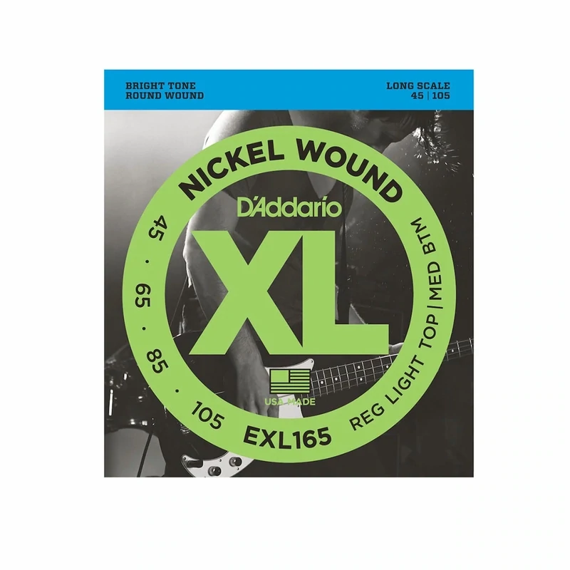 Encordado Bajo Daddario Exl165 Nickel Wound 045