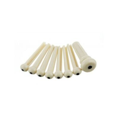 Set 6 Pin Pivotes Para Puente Guitarra Acustica o Electroacustica
