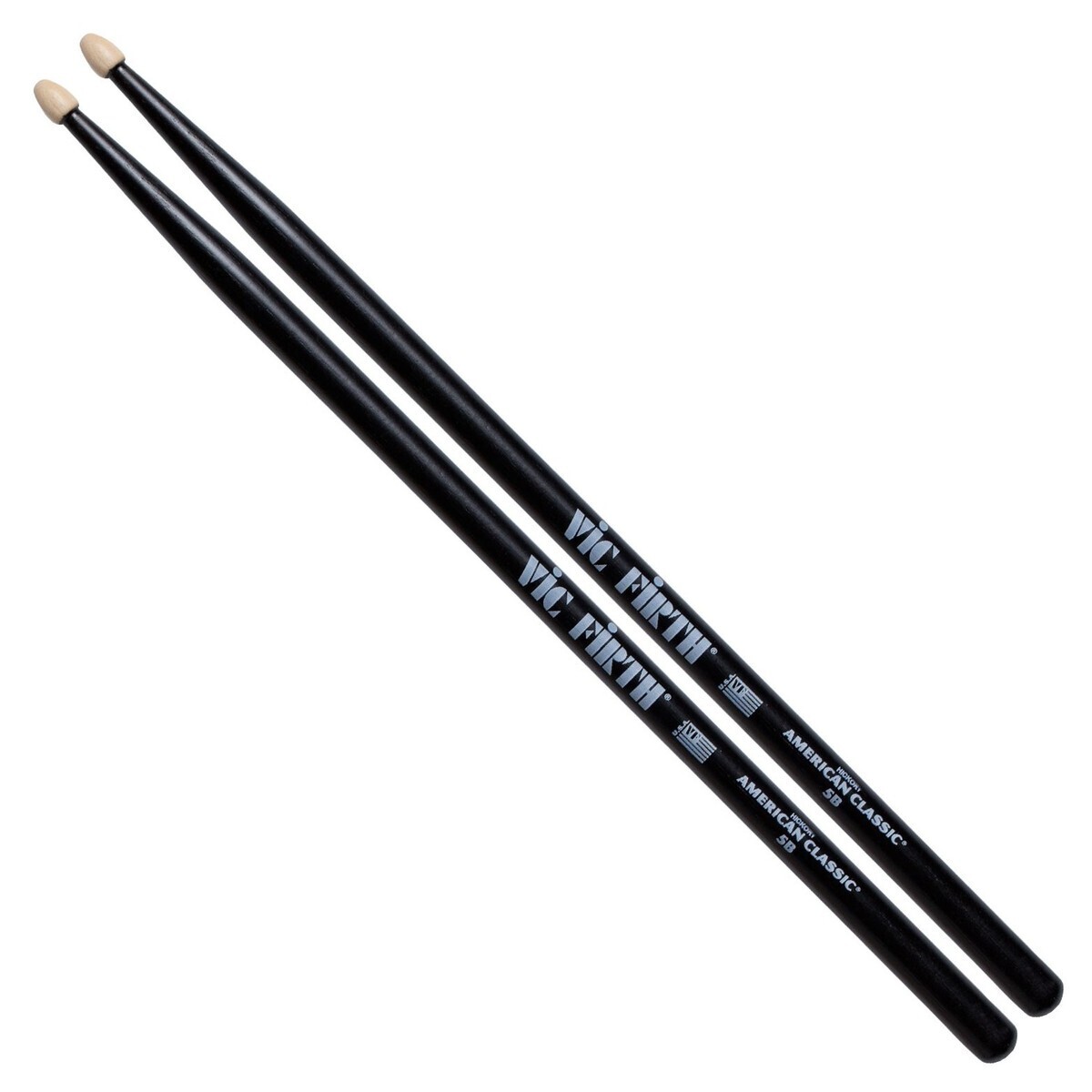 Palillos Bateria Vic Firth 5B Black