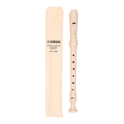 Flauta Dulce Soprano Barroca Yamaha Yrs 24b