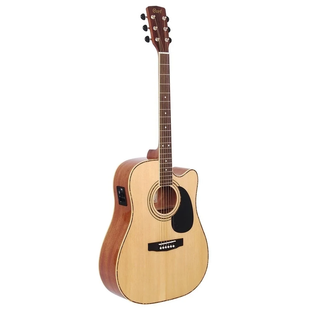 Guitarra Electroacústica Dreadnought Natural Cort AD880CE