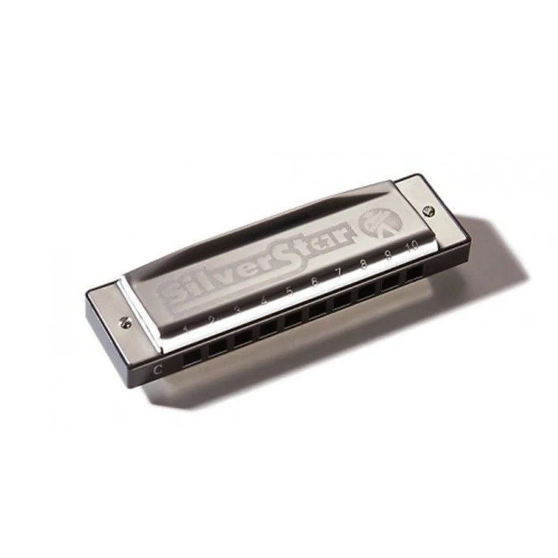 Armónica marca Hohner 504 20g modelo  Silver Star