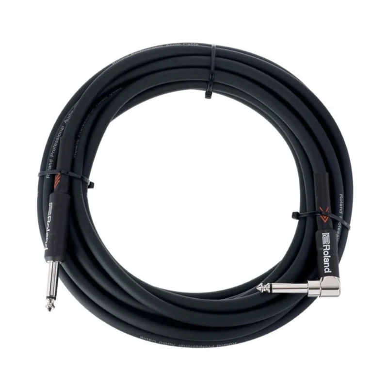 Cable  Roland 1/4-1/4 de 6 metros RIC-B20A en Ángulo