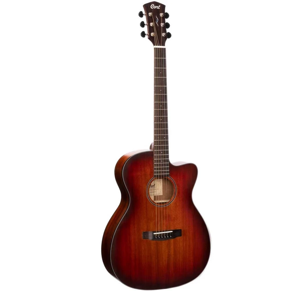 Guitarra acústica cuerpo cutaway om blackwood Cort CORE-OC-ABW-OPLB