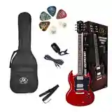 Guitarra Electrica Set Sx Se4 Sg Wine Red