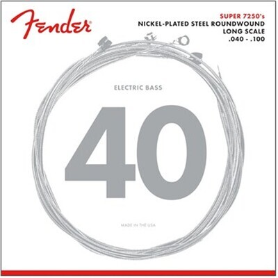Fender Super Bass 7250's Cuerdas para bajo Light 40-100