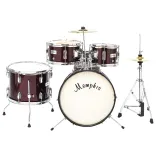 Bateria Infantil Memphis Ft1045 Winered 5 Cuerpos