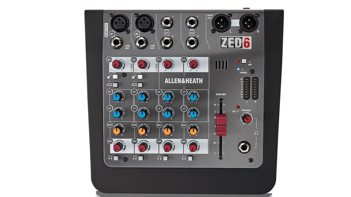 Consola ALLEN &amp; HEAT ZED6 COMPACTO DE 6 CANALES