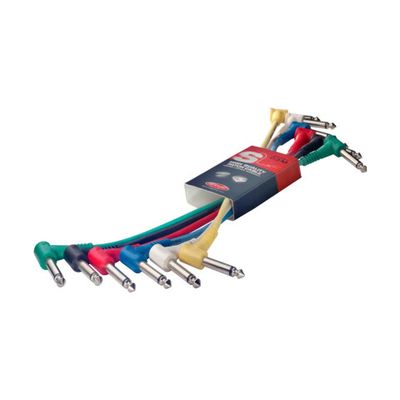 Pack de 6 Cables interpedal stagg 0.1 M SPC010LE
