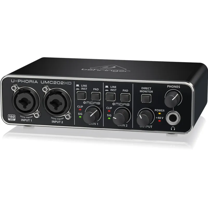 Interfaz De Audio Behringer Umc202hd