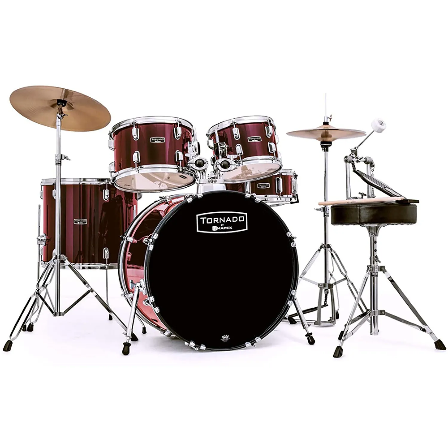 Bateria Tornado Standard Rd 5 Cuerpos Con Hardware