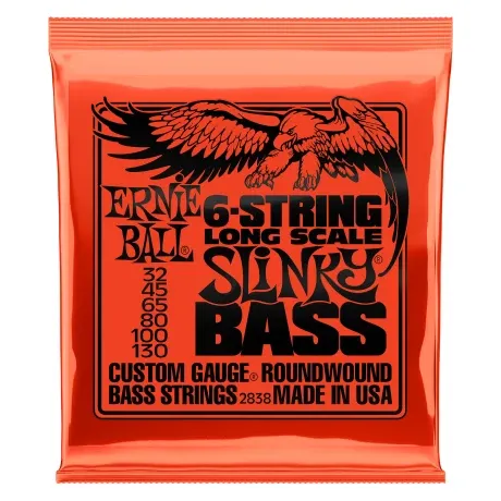 Encordado Bajo Ernie Ball Slinky 6 Str .032-.130
