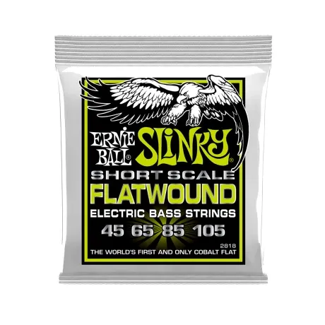 Encordado Bajo Ernie Ball Flatwound Regular Slinky Short Scale 0.45-1.05