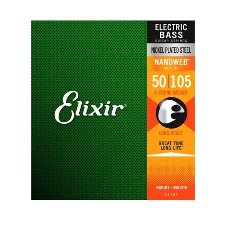 Encordado Bajo Elixir Nanoweb 050-105 Heavy